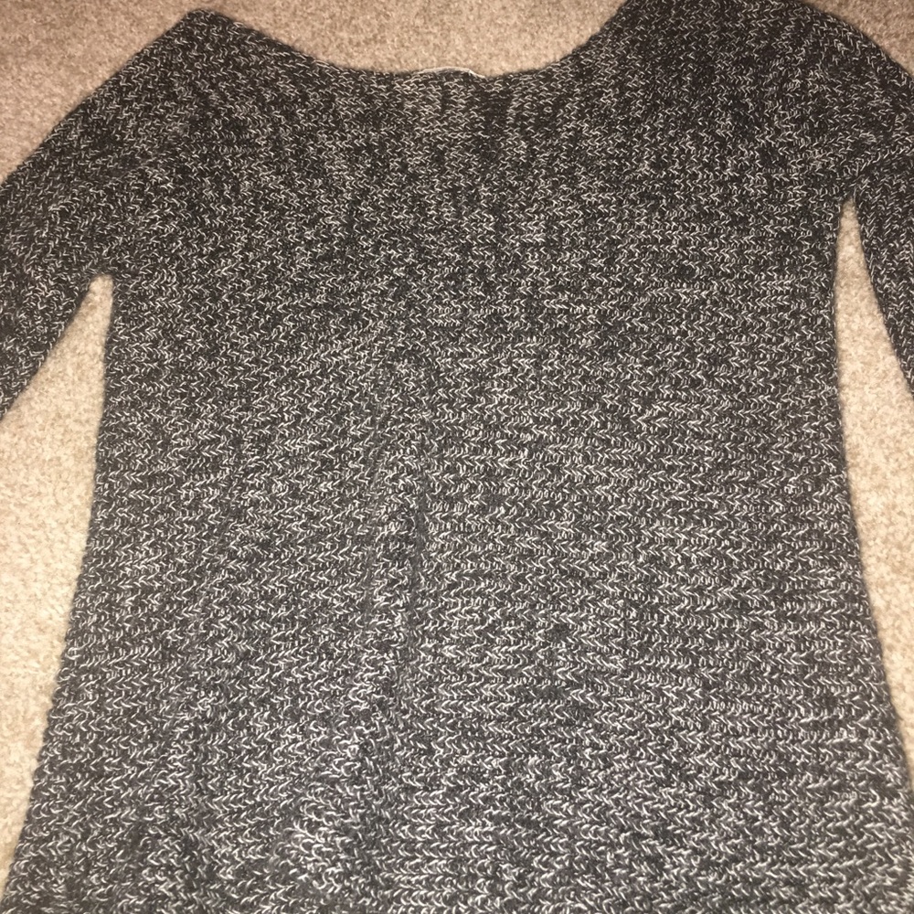grey sweater